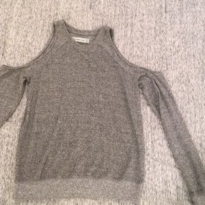 Abercrombie & Fitch thin cold shoulder sweatshirt